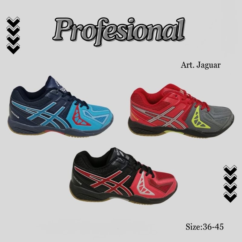 Sepatu Profesional Jaguar - Sepatu Volly Badminton Pria Profesional