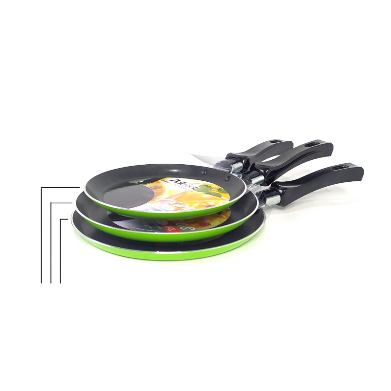 Teflon Crepes Pan 16 cm – Wajan Datar Serbaguna