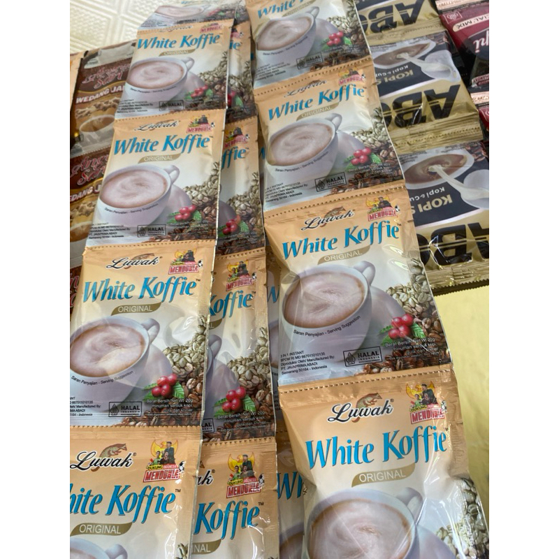 

kopi luwak white coffe isi 5 pcs (20gr x 5)