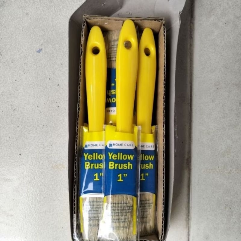 

Kuas Homecare 1inch kuning, Kuas Homecare 1" Yellow Brush