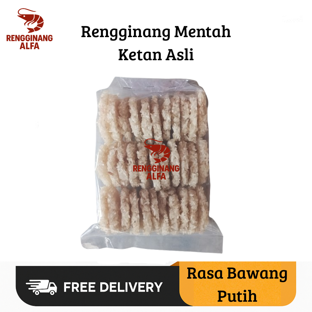 

RengginangAlfa - Rengginang Mentah Ketan Asli Rasa Bawang Putih Isi 30