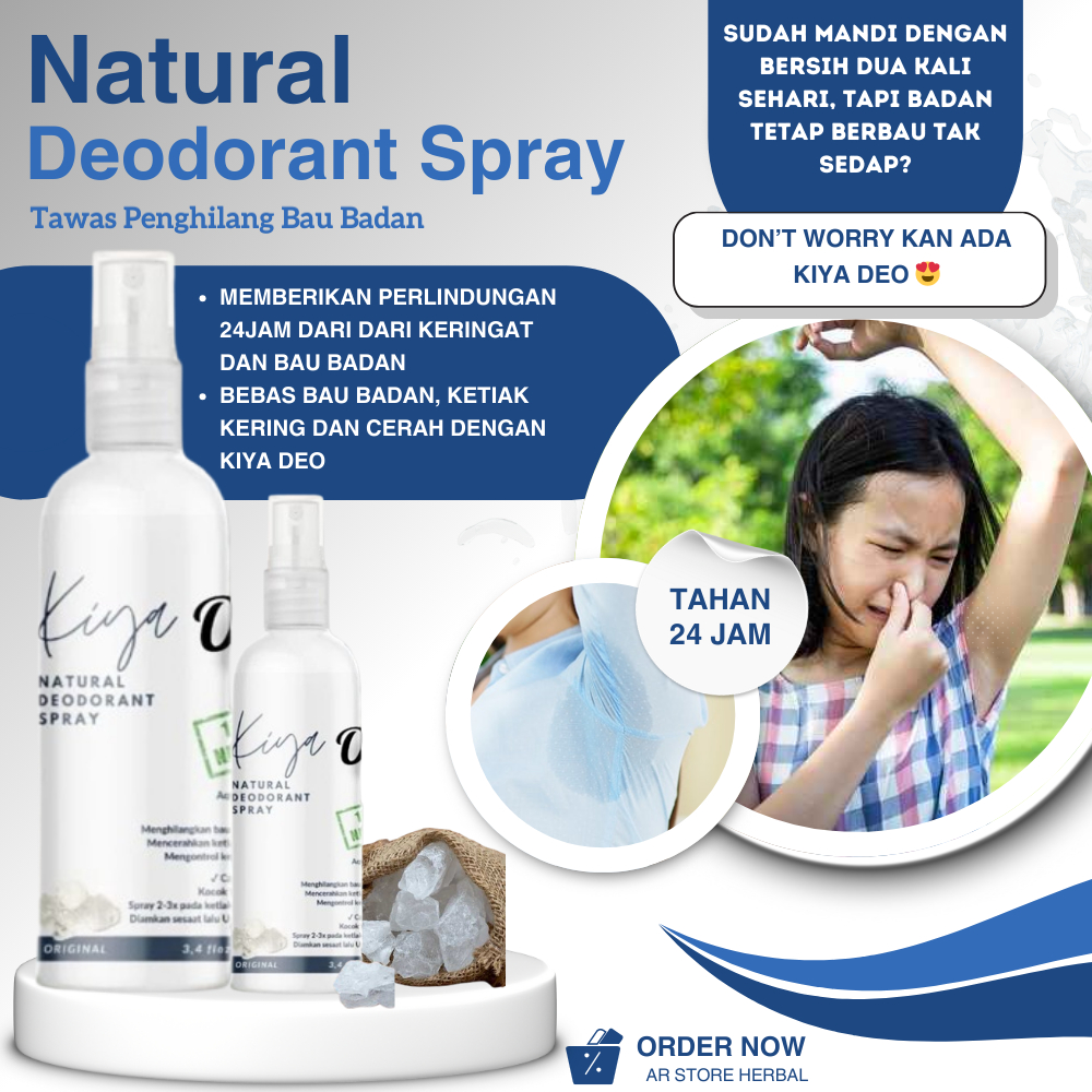 Deodorant Spray Penghilang Bau Badan Dan Ketiak  Permanen, Penghilang Bau Badan Anak Remaja Paling M