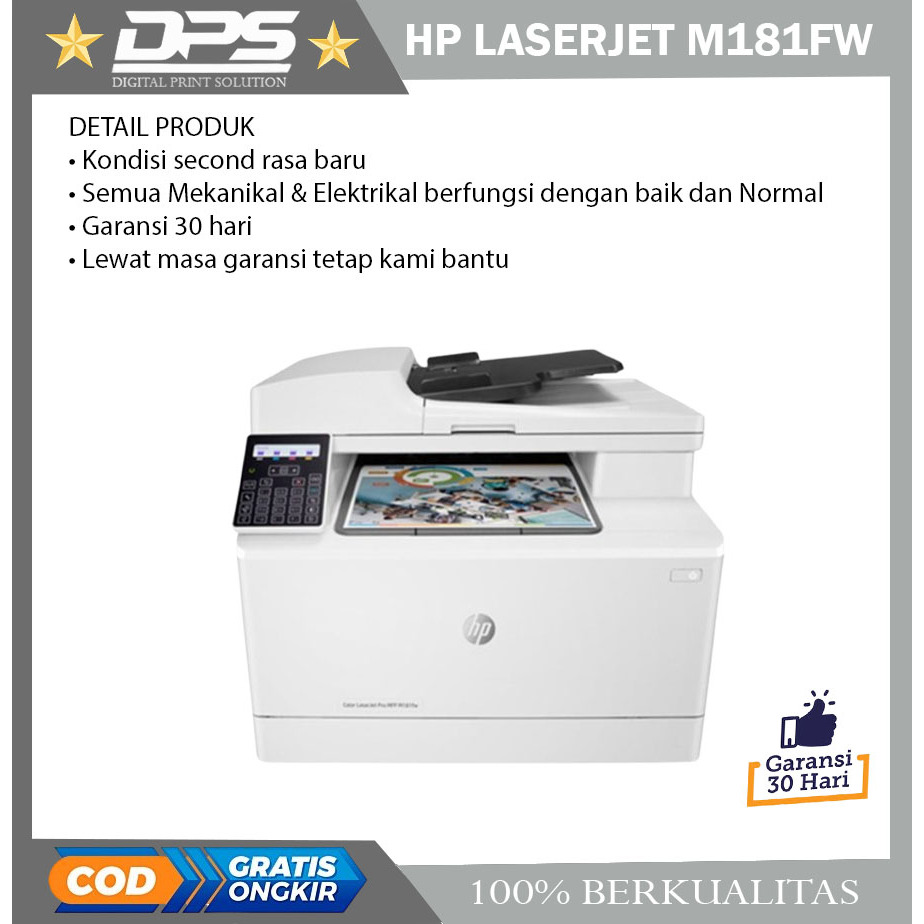 Printer Hp Color Laserjet Pro mfp m181fw