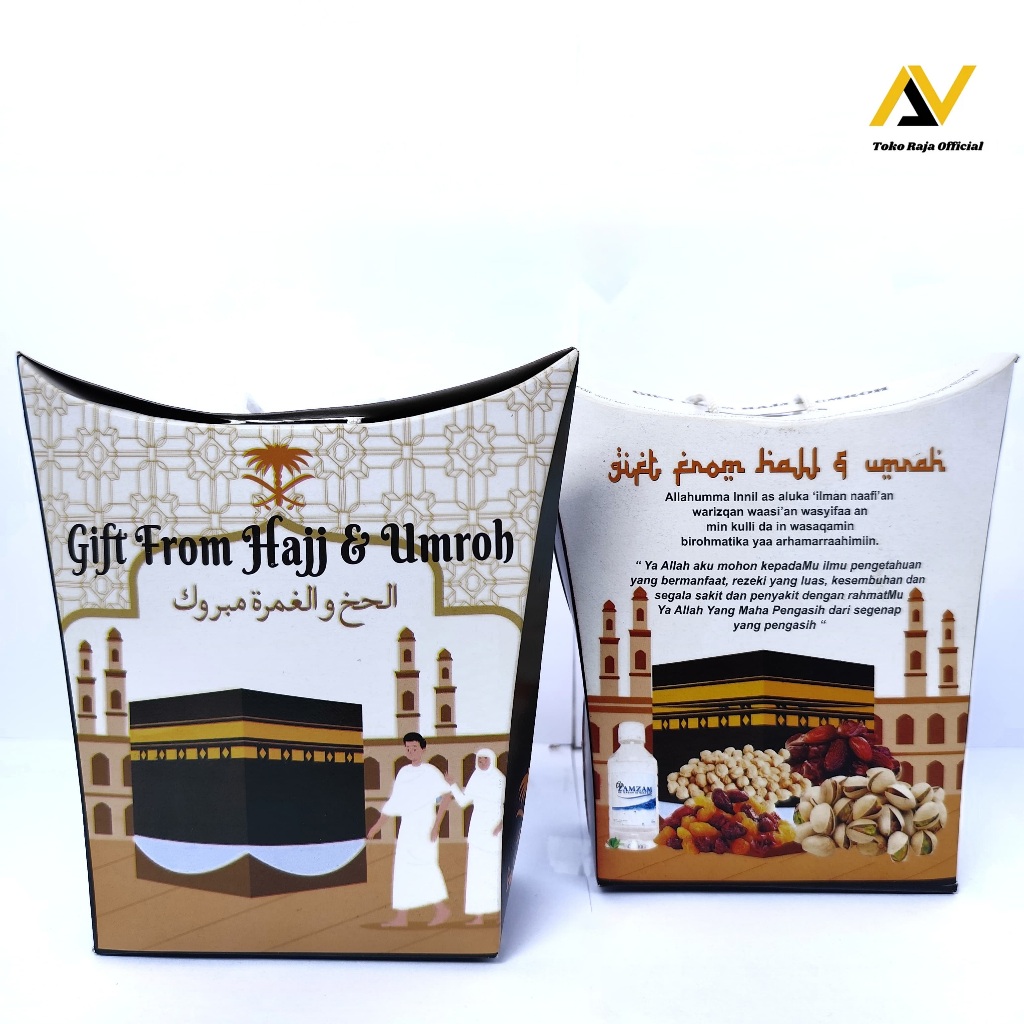 

RB Dus Box Kotak Kosong Unik Oleh-Oleh Haji Dan Umrah Isi 50 pcs
