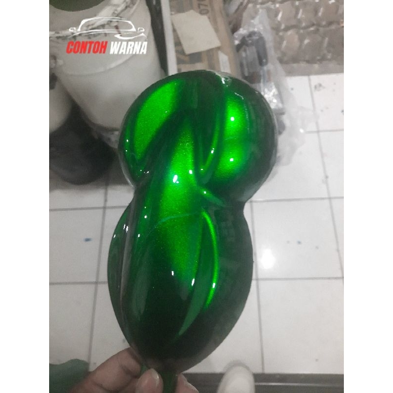 cat warna candy green cat hijau cat mobil cat motor cat custom cat automotive