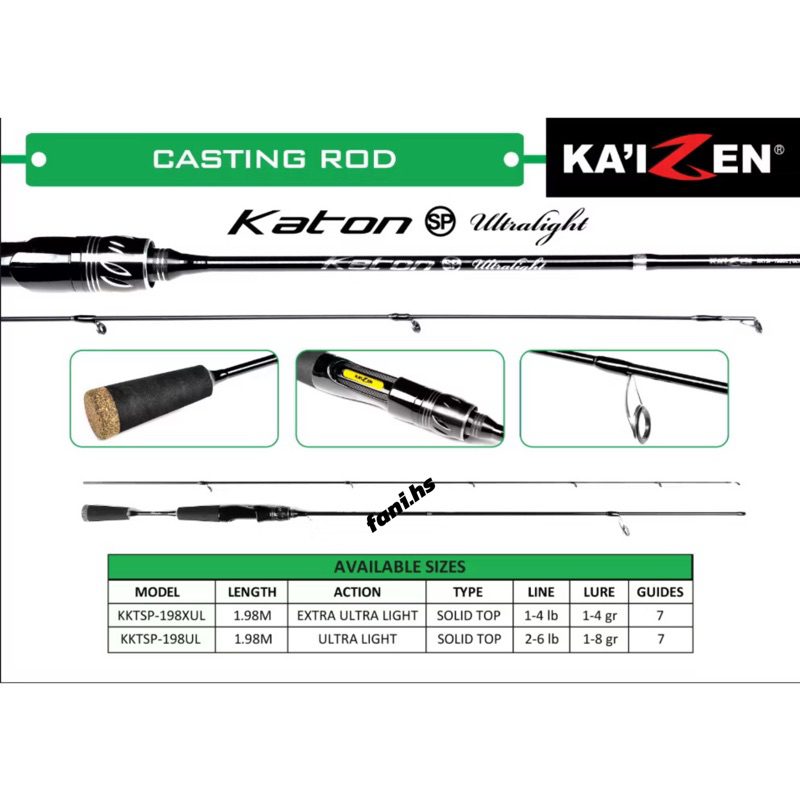 JORAN KAIZEN KATON 2-6LB, 1-4LB CARBON SOLID, JORAN UL DAN XUL, JORAN ULTRALIGHT MURAH BERKUALITAS