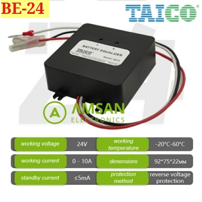 TAICO BE24 Baterai equalizer Aki Accu Balancer 24V BMS Aki Equaliser