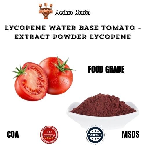 

Lycopene Water Base Pure Tomato Extract Powder 100gr Lycopene Water Soluble Food Grade Campuran Suplemen