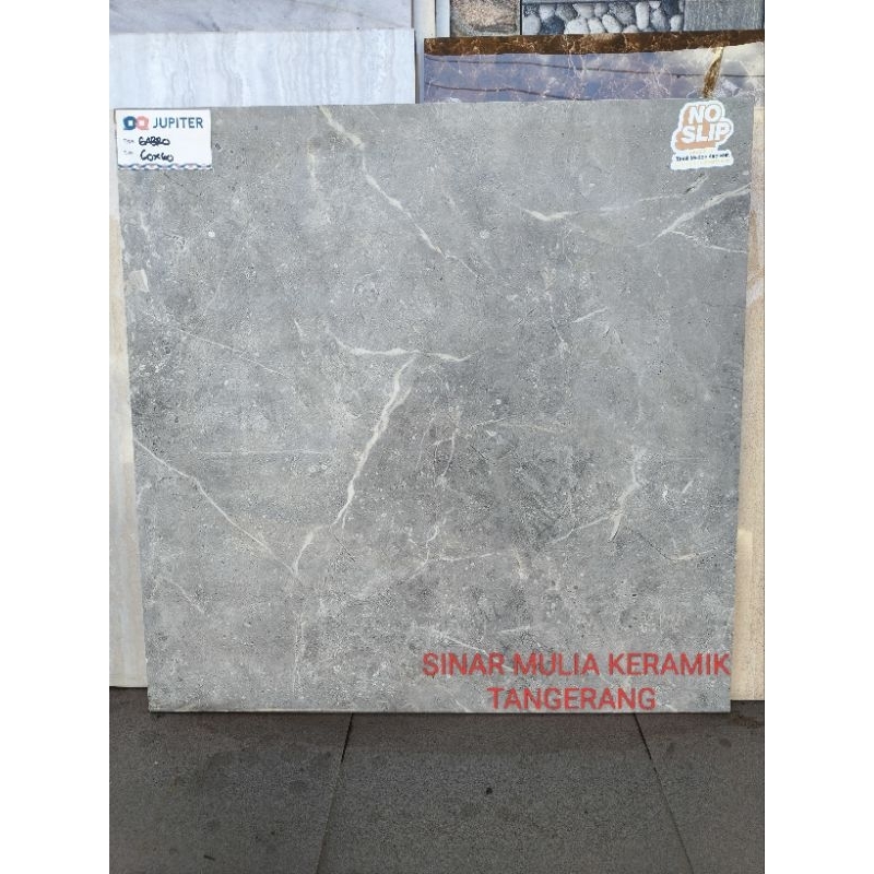 Keramik 60x60 lantai Gramix Lantai Matt Flat Anti Slip Ukuran 60x60 Jupiter Gabro - keramik lantai a