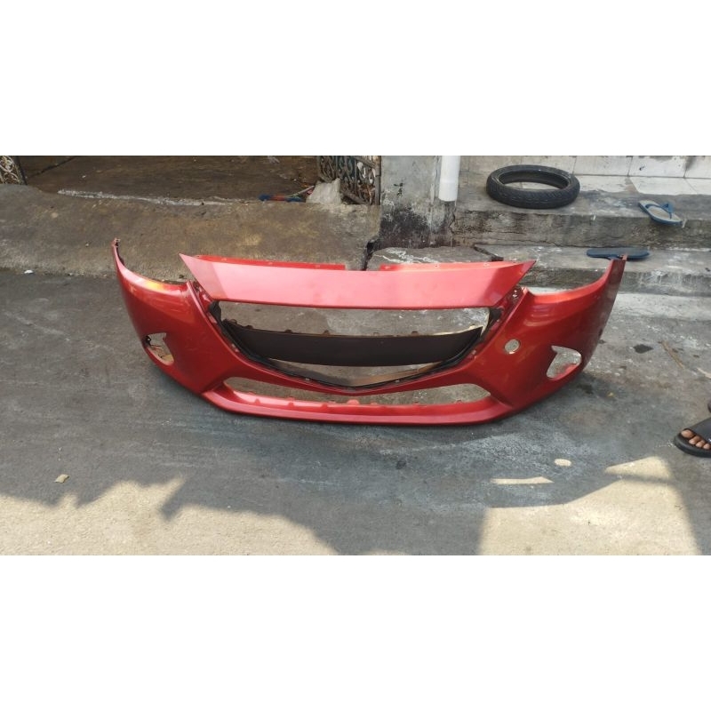 Bumper bemper depan Mobil Mazda 2 Skyactiv GT 2016 Original copotan