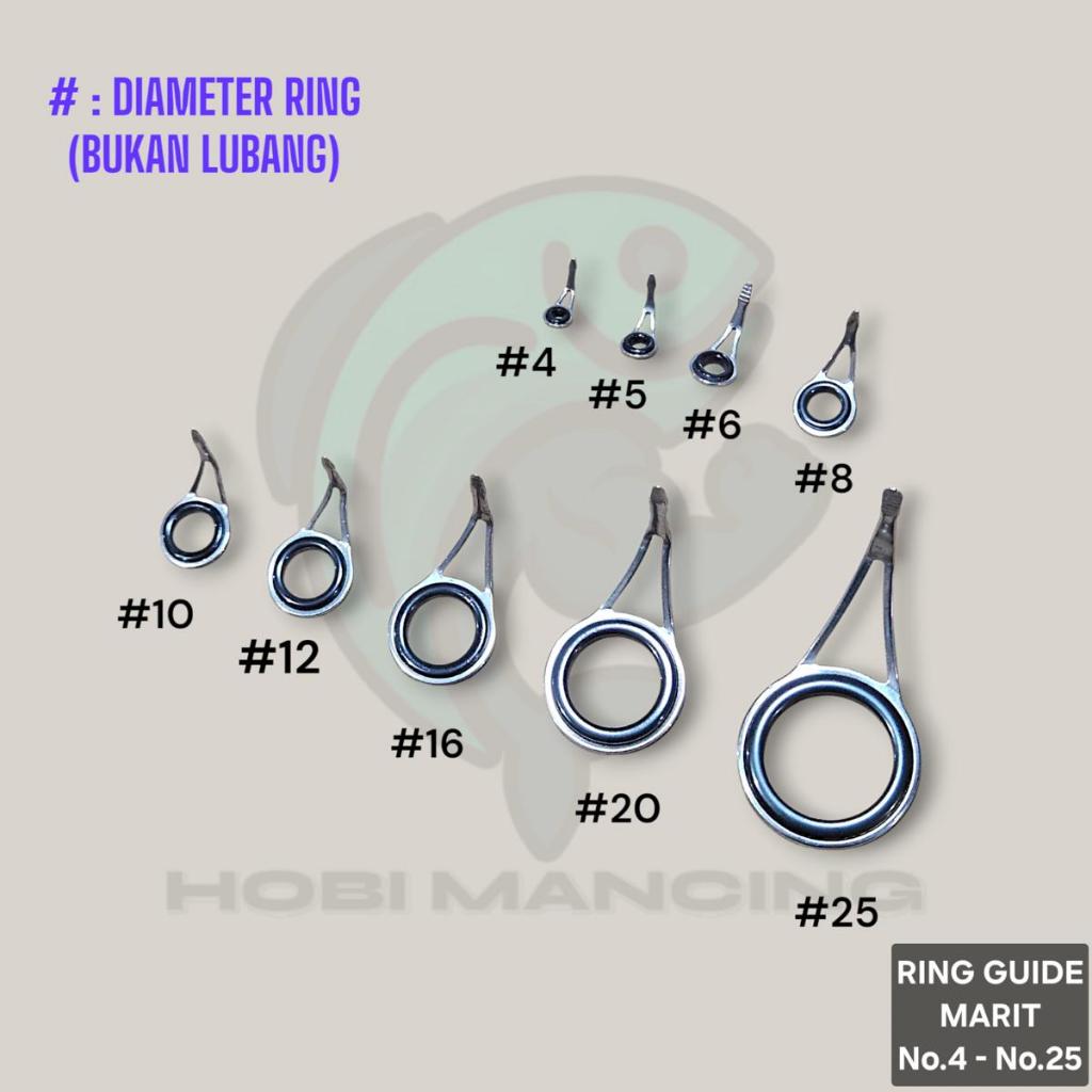 Ring Guide Joran Marit / Cincin Pancing Marit (Harga 1 Pcs / Pilih Variasi)
