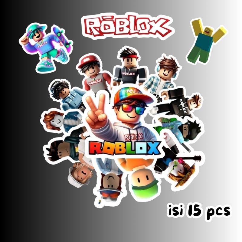 

Stiker Roblox Murah Lucu Isi 15 pcs