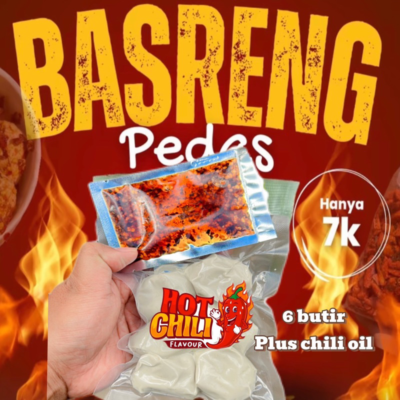 

grosir basreng mentah chili oil isi 6 butir viral jajanan viral anak muda