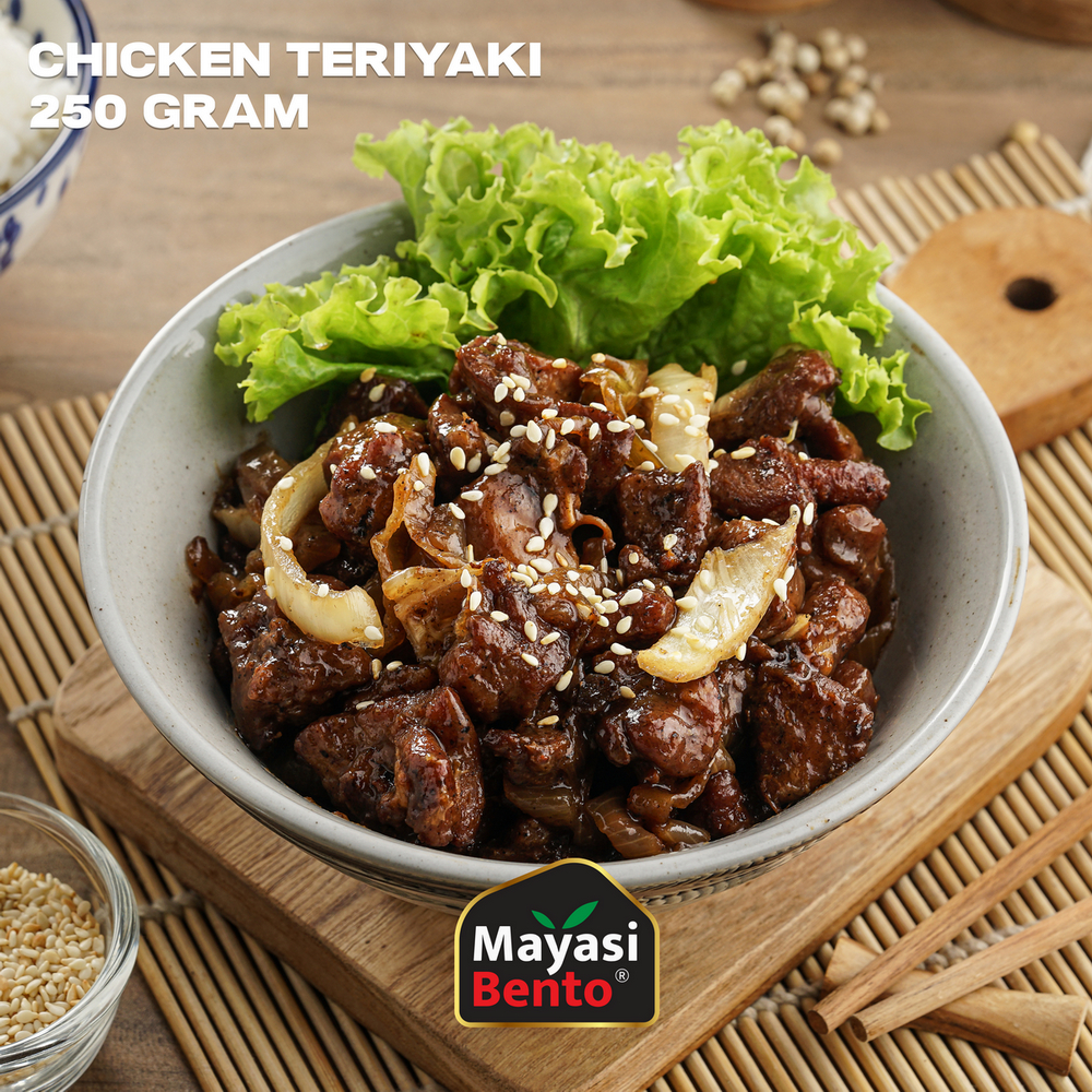 

Mayasi Bento Frozen Food - Chicken Teriyaki / 250gr - Frozen Food | Ready To Cook | Siap Masak | Halal