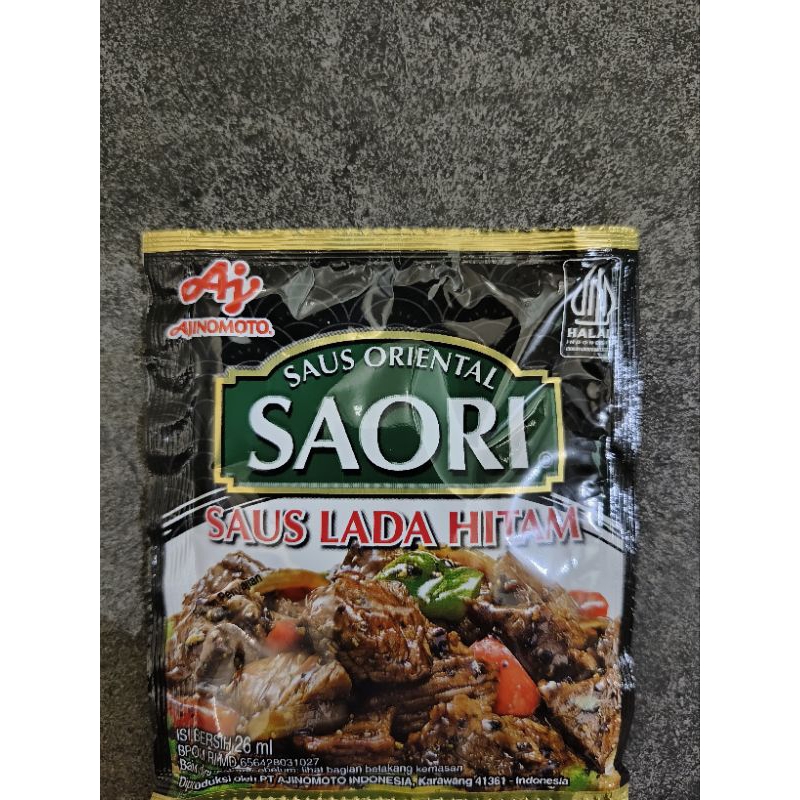 

Saus Lada Hitam Saori Kemasan 1 Sachet