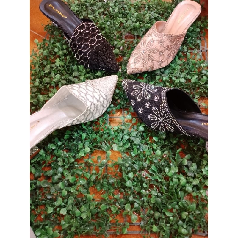 sendal sepatu wanita pesta |PURPLE|