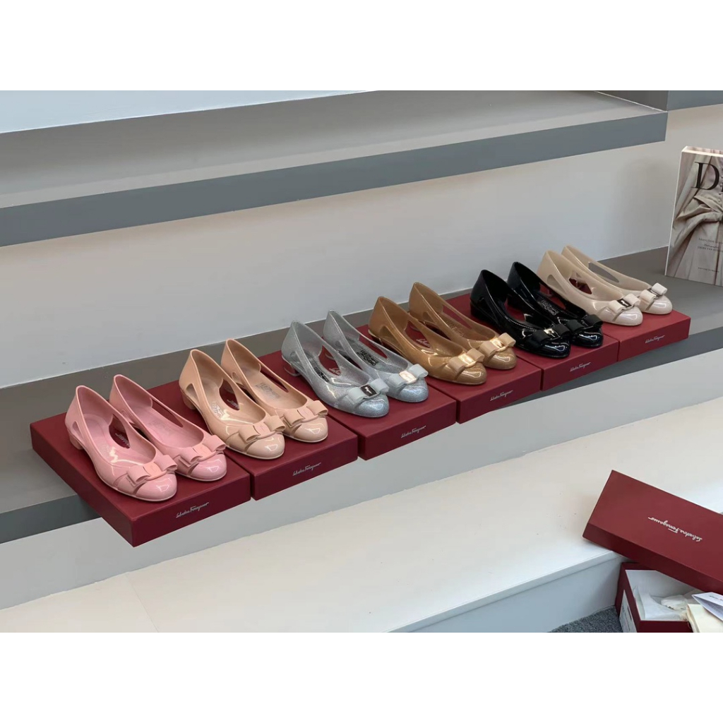Ferragamo 12000 Ferragamo counter's latest color jelly shoes
