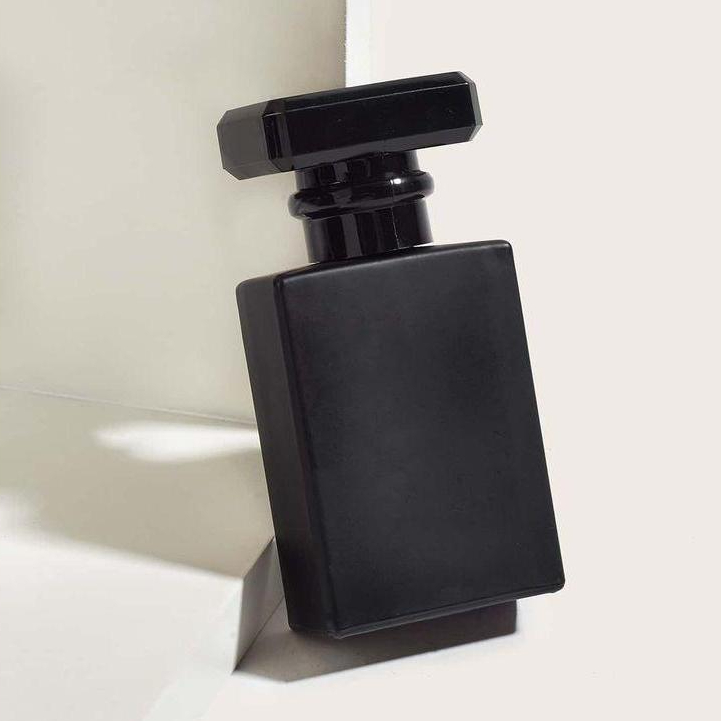 BOTOL PARFUM CHANAL 30ML SPRAY KACA HITAM DOFF KOTAK TEBAL REFIL ISI ULANG MINYAK WANGI