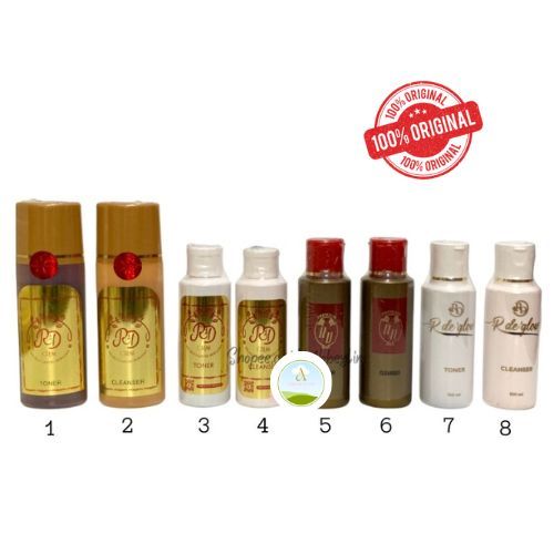 Toner Cleanser RD Rinna Diazella RDE Glow Gold Skincare Wajah Premium CV Arni Original 80ml 100ml