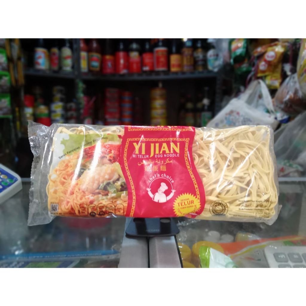 

Mie Telur Yi Jian Lebar berat/isi 200gr