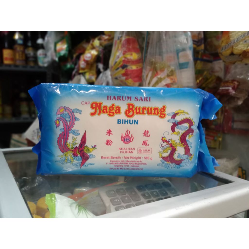 

Bihun Cap naga Burung berat/isi 500gr
