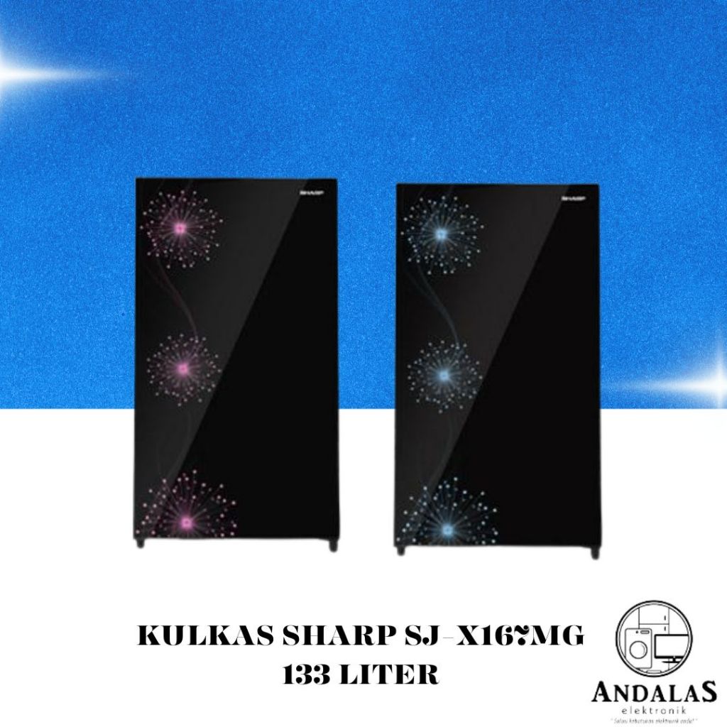KULKAS 1 PINTU SHARP SJX 167 SJX167 LOW WATT