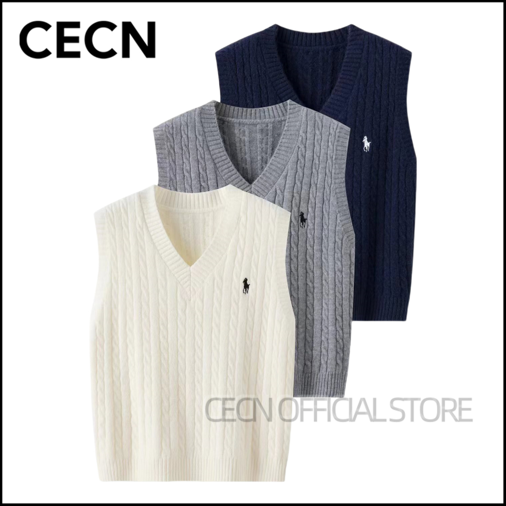 QH CECN Vest Knit Import Grosir 72 knit import premium Rompi Rajut Wanita Korean Style Big Size