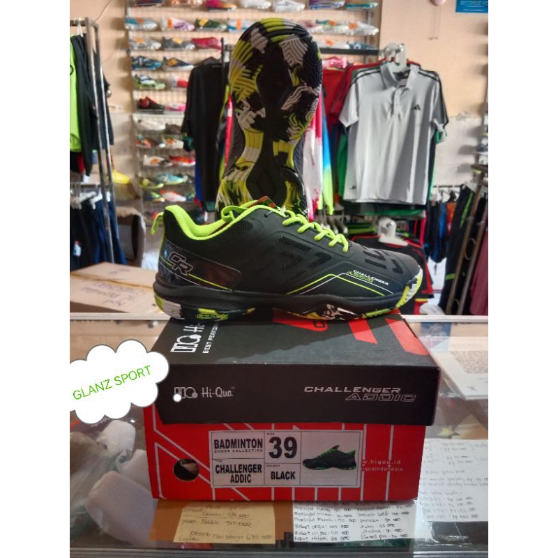 SEPATU BADMINTON HIQUA CHALLENGER ADDIC ORIGINAL