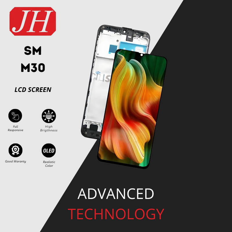 JH LCD Samsung M30 OLED Fullset Touchscreen Frame