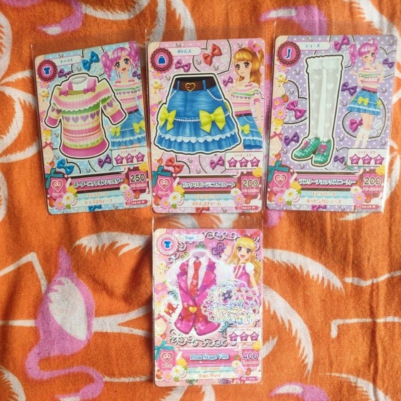 (DAPAT SEMUA YG ADA DI FOTO) Kartu Aikatsu Ichigo Uniform Sign (Aikatsu Ichigo seragam Tanda tangan)