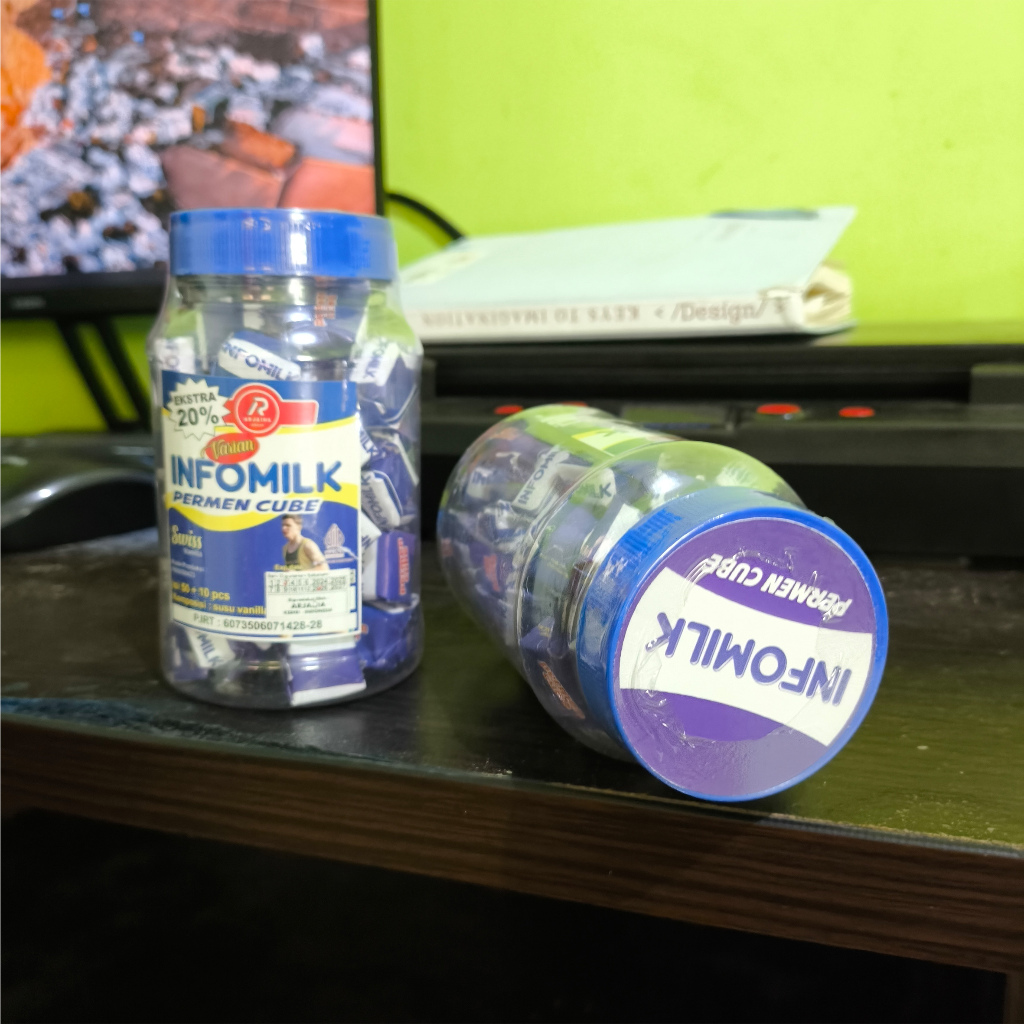 

Permen Coklat Infomilk Cube Candy isi 60 pcs