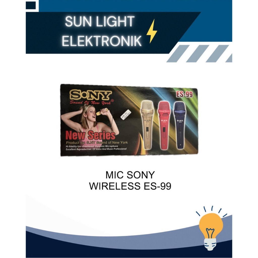 MIC SONY WIRELESS ES-99 MIKROFON MICROPHONE