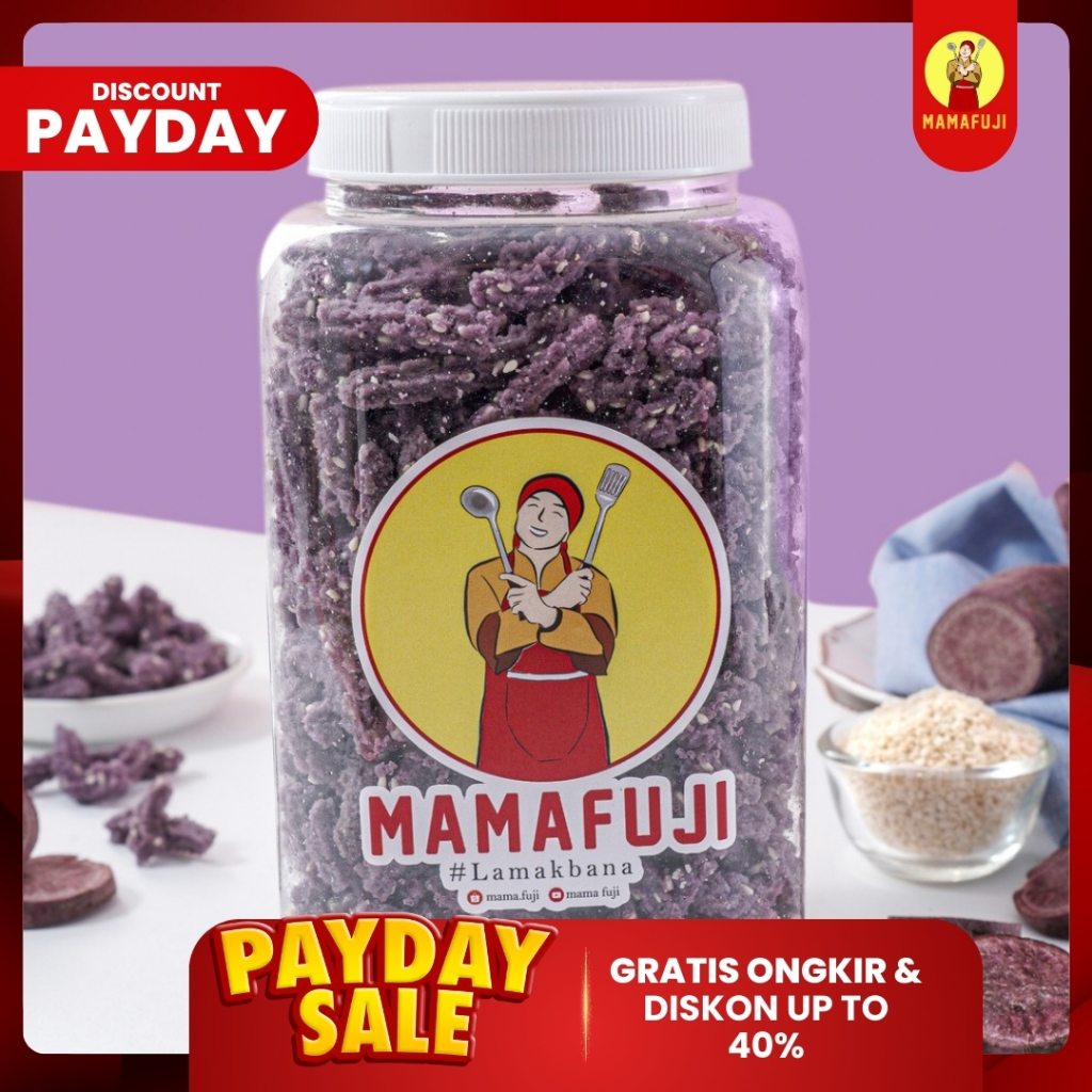 

Mamafuji - Kue Akar Rasa Ubi Ungu (Taro) 850gr