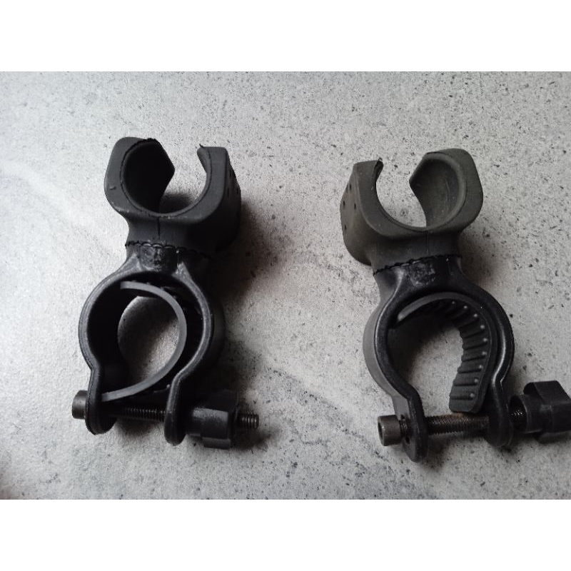 mounting senter teleskop dan sepeda