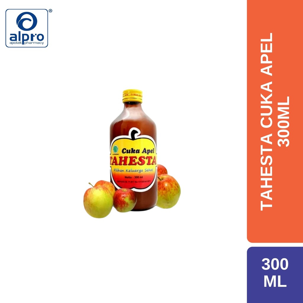 

Cuka Apel Tahesta 300Ml/Apple Vinegar/Diet/Menurunkan Berat Badan/Diabetes/Kolesterol/Suplemen