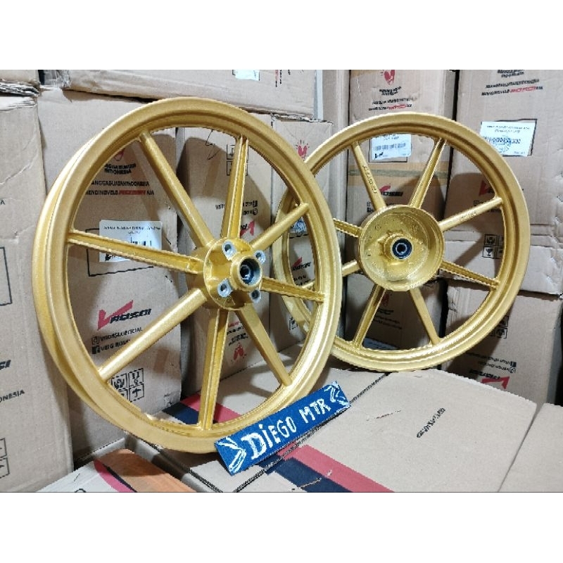 Velg Racing Vrossi Yamaha RX-King/RXKING/velg racing rxking/rxz sepasang depan belakang ring 17/17