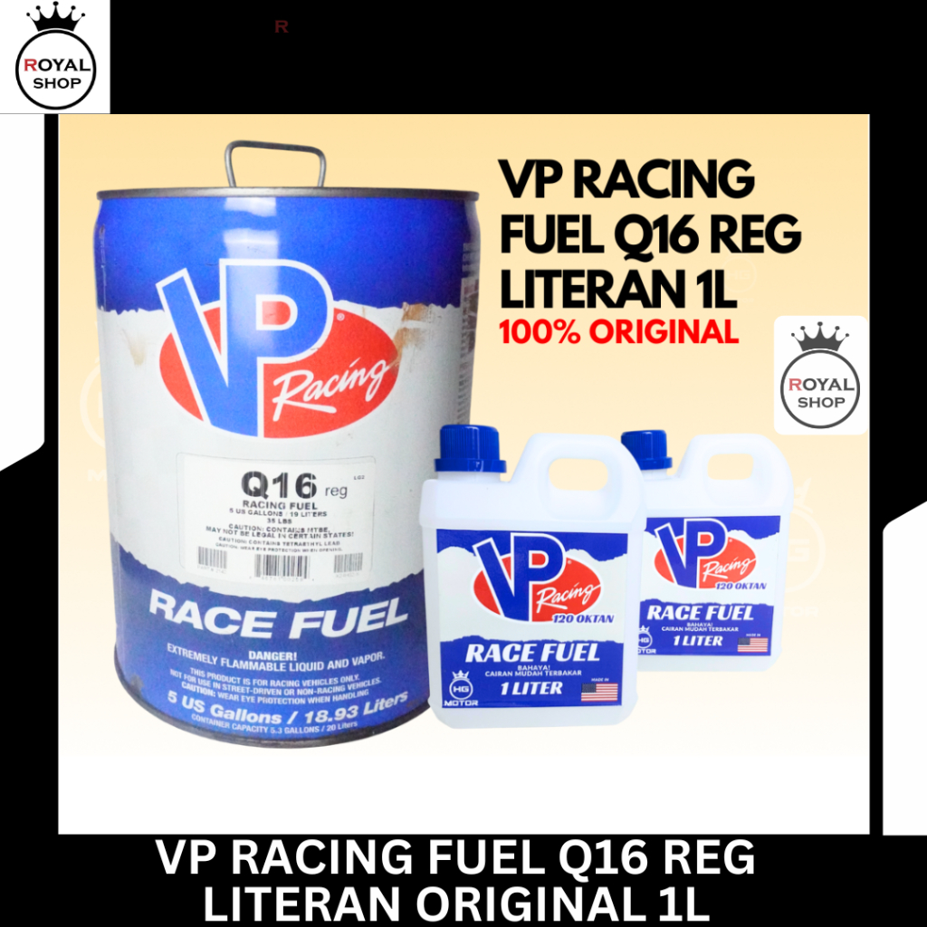 Vp Racing Fuel Q16 Reg Literan Original Vp Racing 1L
