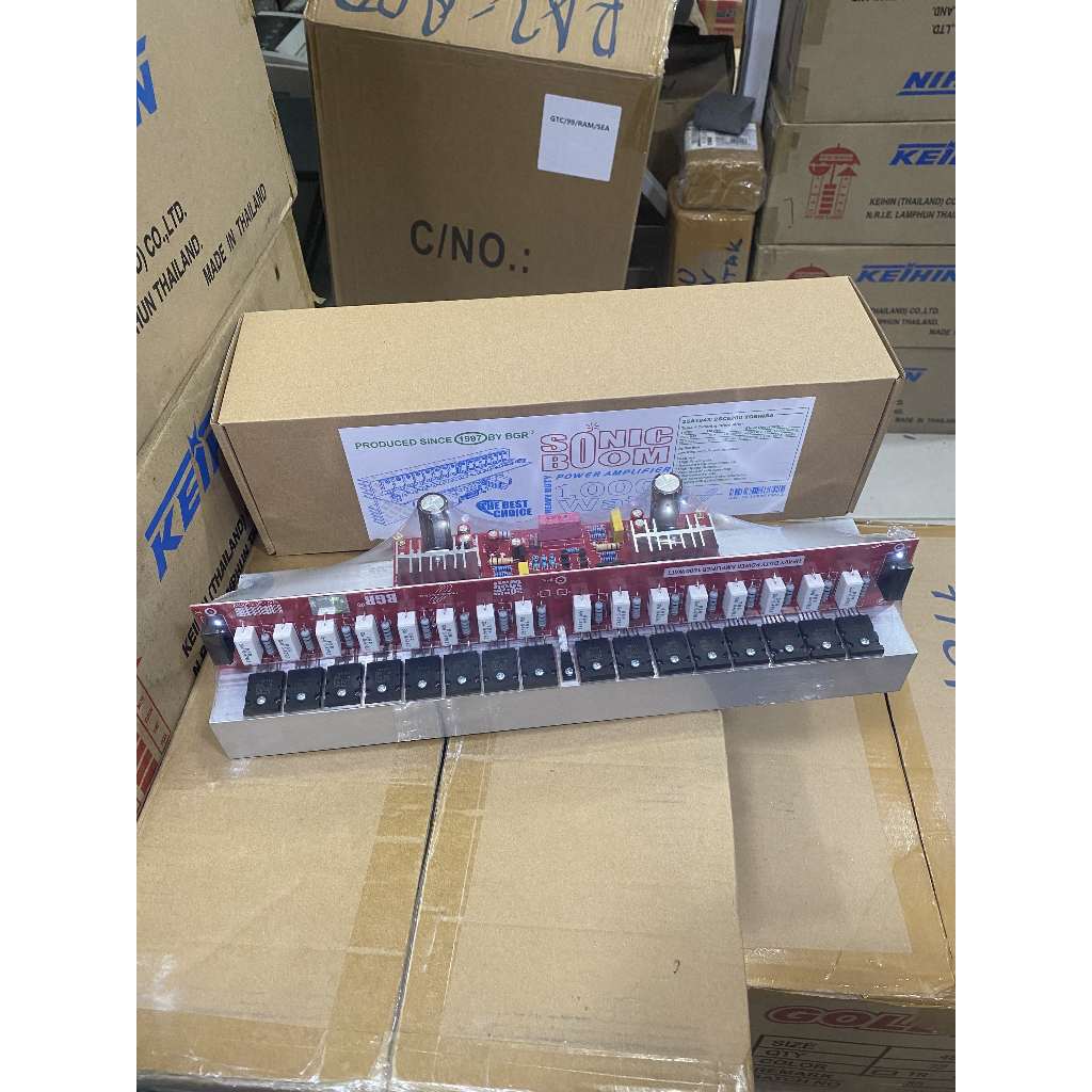 KIT POWER AMPLI AMPLIFIER SONICBOOM SONIC BOOM 1000W TOSHIBA BELL BGR