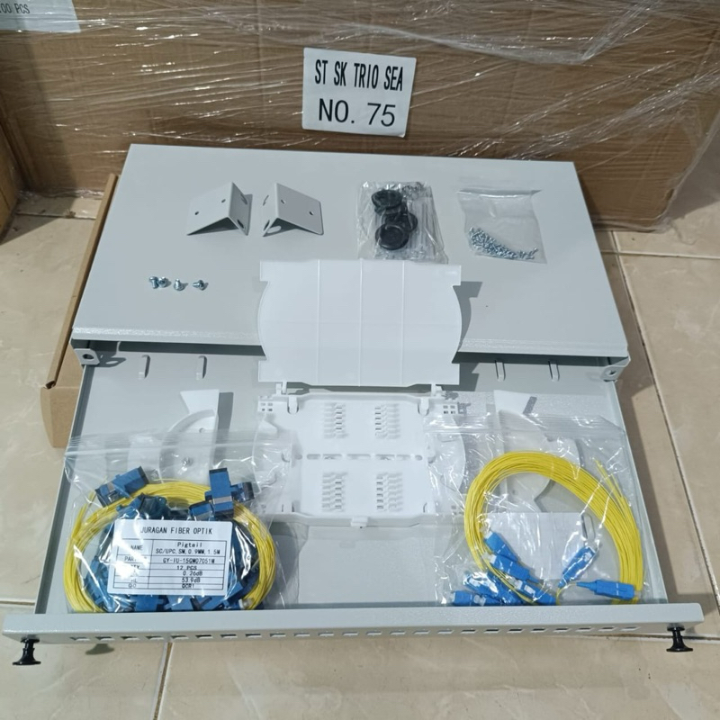 Otb 24 core lengkap pigtail adaptor upc | otb 24 core lengkap | otb 24c lengkap | otb 24c