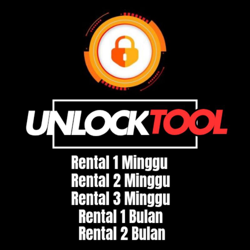 UnlockTool | Rental UnlockTool Mingguan | Sewa UnlockTool Mingguan