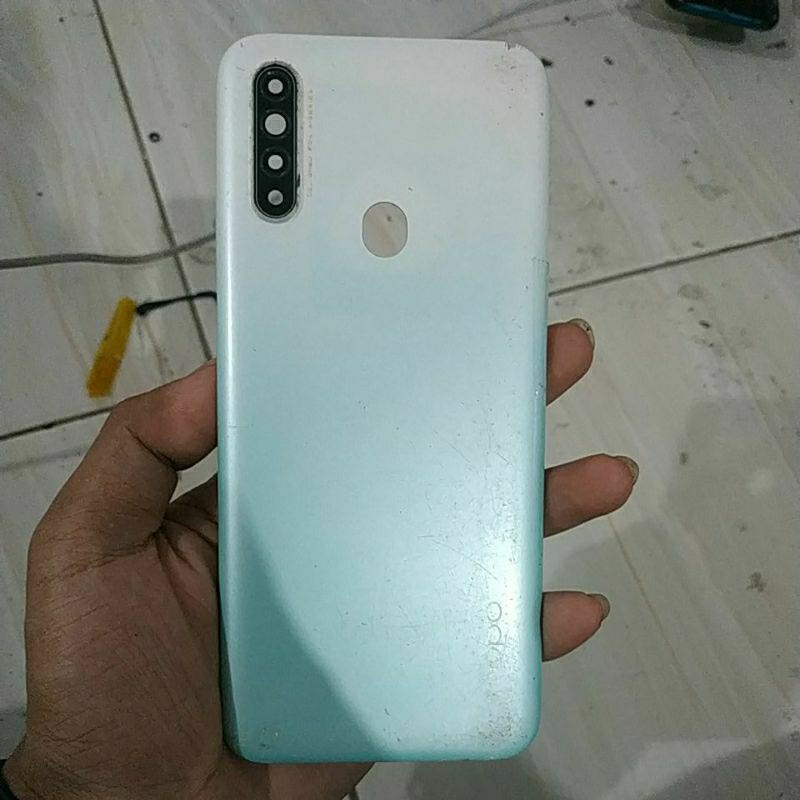 backdoor bekas Oppo a31 ori minus kurang tombol