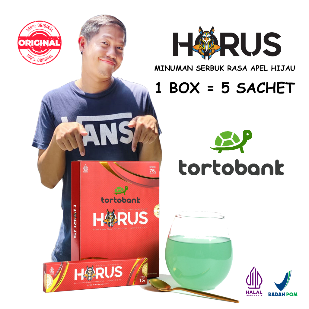 

1 BOX HORUS isi 5 SACHET - MINUMAN SERBUK RASA APEL HIJAU COCOK UNTUK MENJAGA KESEHATAN DAN MENINGKATKAN KEBUGARAN TUBUH BUKAN GOLO BUKAN GATOT KOCO BUKAN HORN DR BOYKE TAPI HORUS