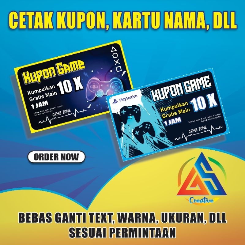 

PAKET 100 PCS, Cetak Carton 260gsm, bahan Promosi, identitas nama toko, dll, Custom Desain,