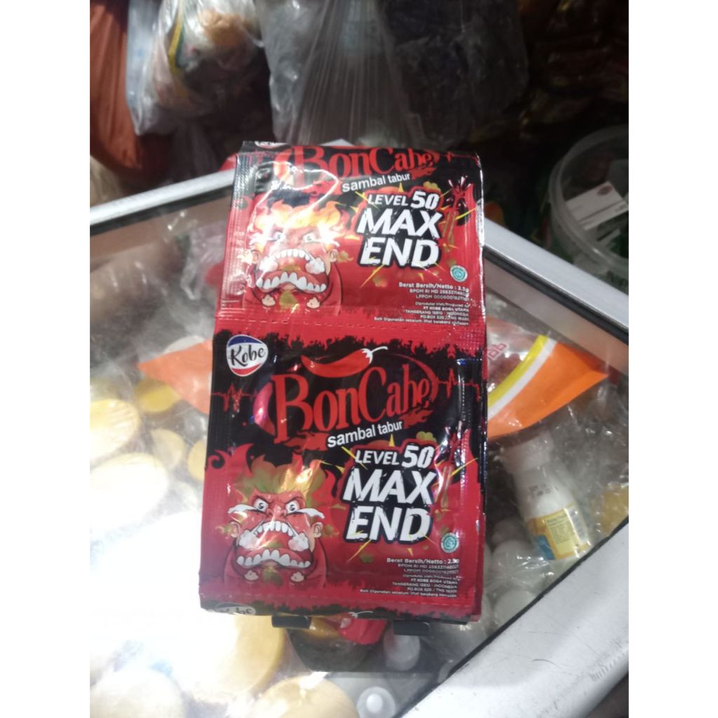 

Bon Cabe Saset level 50 berat/isi 2.5gr