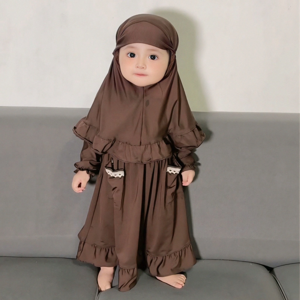 Gamis Bayi Perempuan 0-18 bulan Baju Bayi Perempuan 0 6 bulan Gamis Bayi Perempuan 6 12 bulan pakaia
