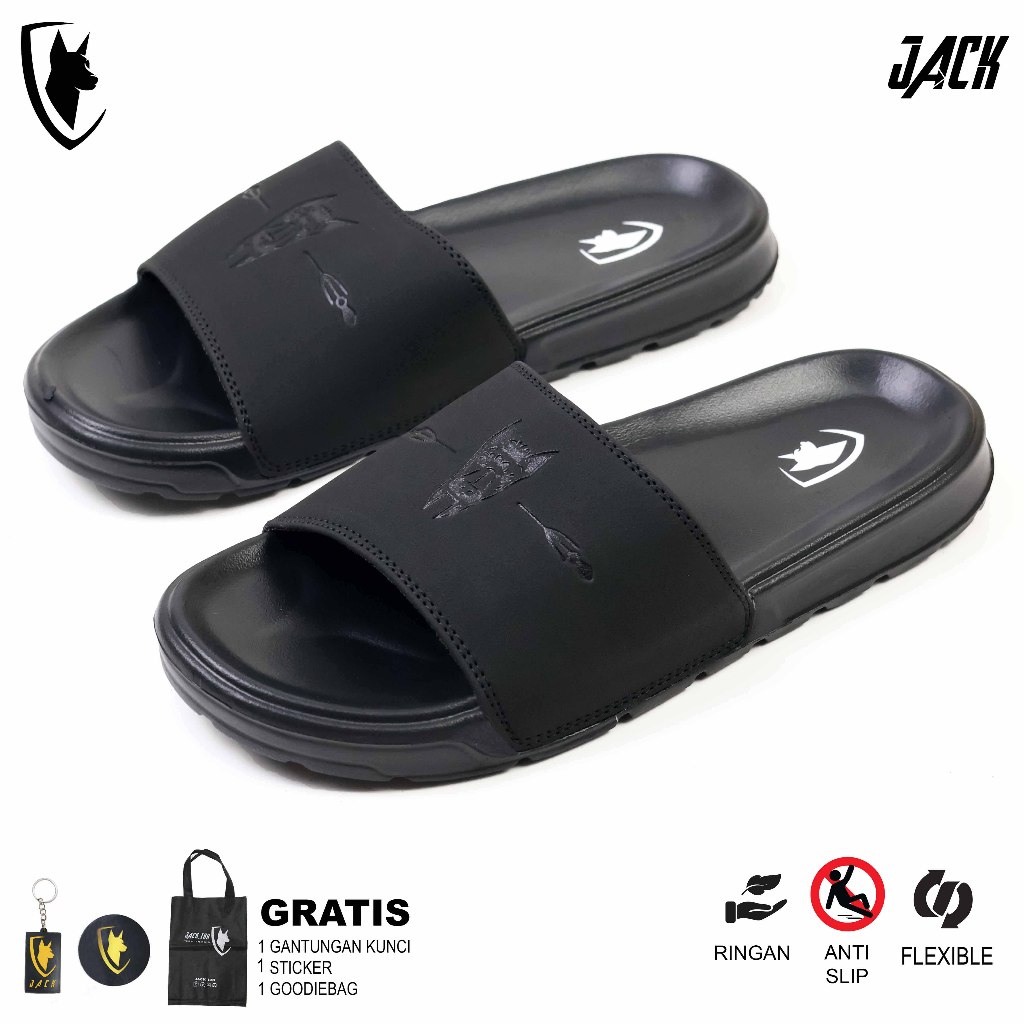 JACK IDN Sandal Slide Pria Sendal Slop Flip Flop | Sandal PRIA DOGES