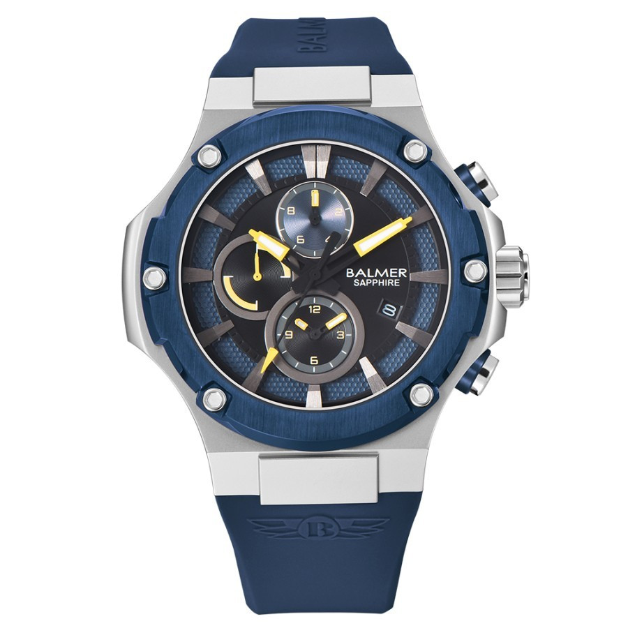 Jam Tangan Pria Balmer 8812 Saphire Glass-Rubber