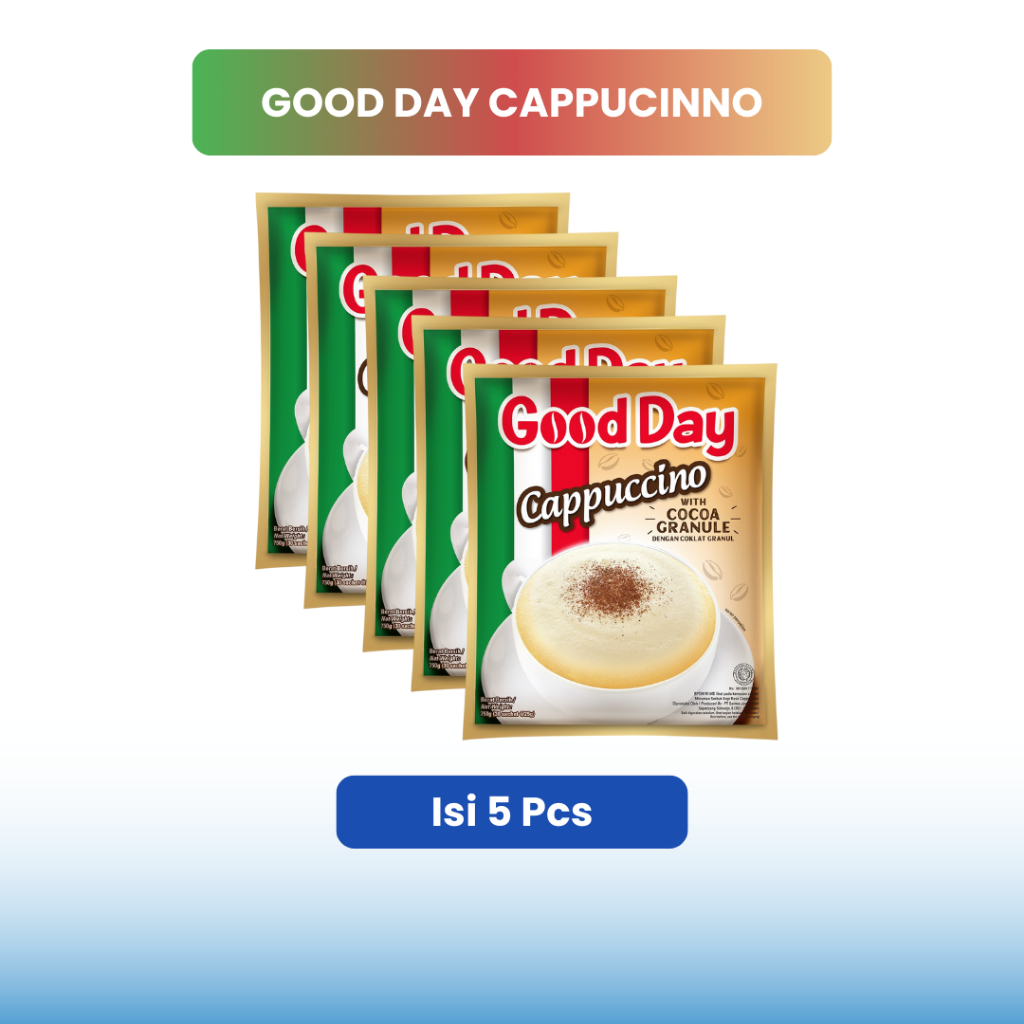 

Jual Good Day Cappucinno Paket 5 Pcs