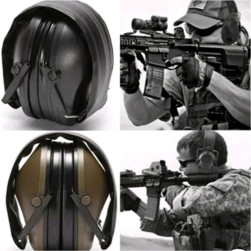 Tactical Earmuff Pelindung Telinga/ Peredam suara