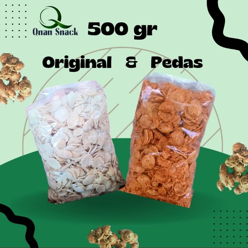 

moring 1/2 kg rasa original & pedas,cemilan tradisional renyah dan gurih